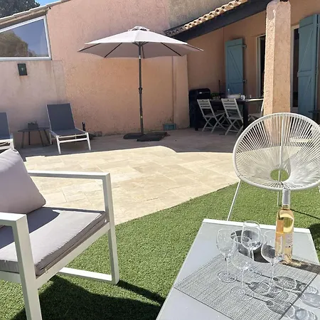 Sm006-004 Sainte Maxime Mazet Avec Jardin Et Piscine, 3 Pieces 6 Couchages Villa Sainte-Maxime